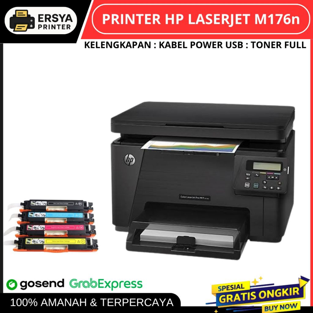 HP Color LaserJet Pro MFP M176n Laser color multifungsi