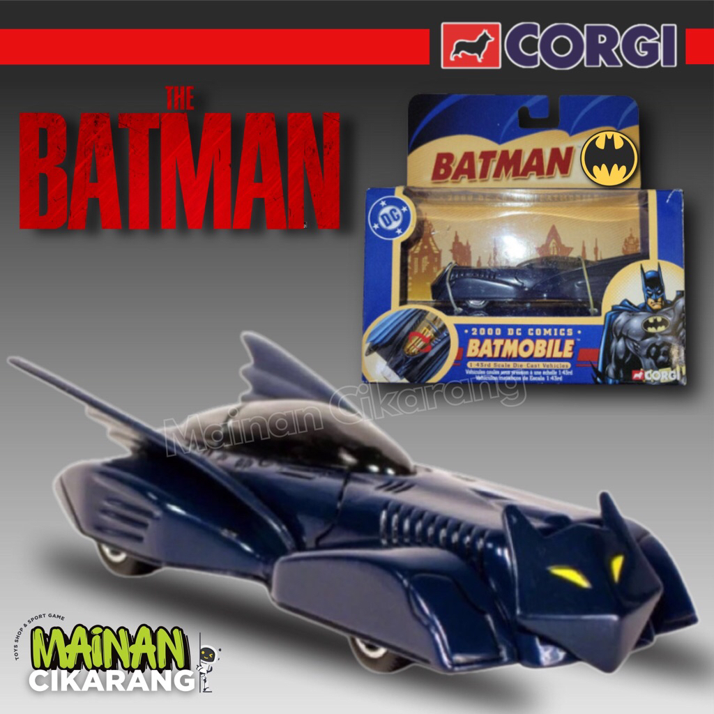 GROSIR MURAH BATMOBILE CORGI BATMAN DC 2000 ORIGINAL