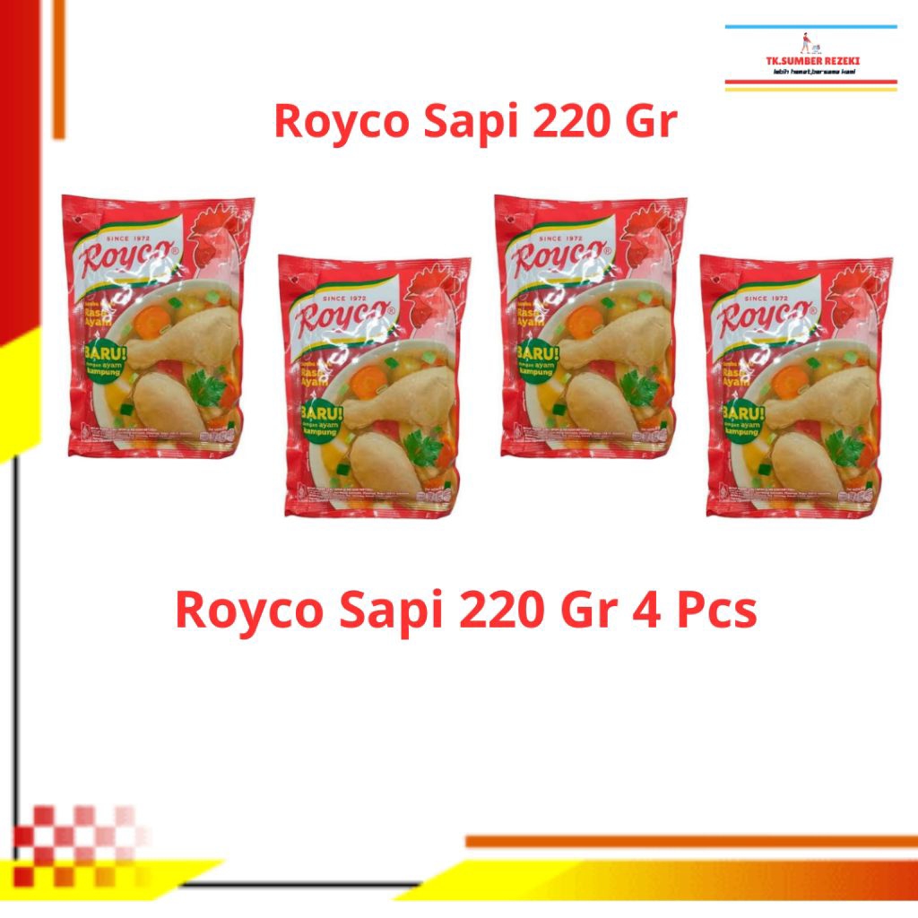 

[PAKET HEMAT ISI 4]Royco Bumbu Kaldu Penyedap rasa Ayam 220 Gr PROMO MURAH