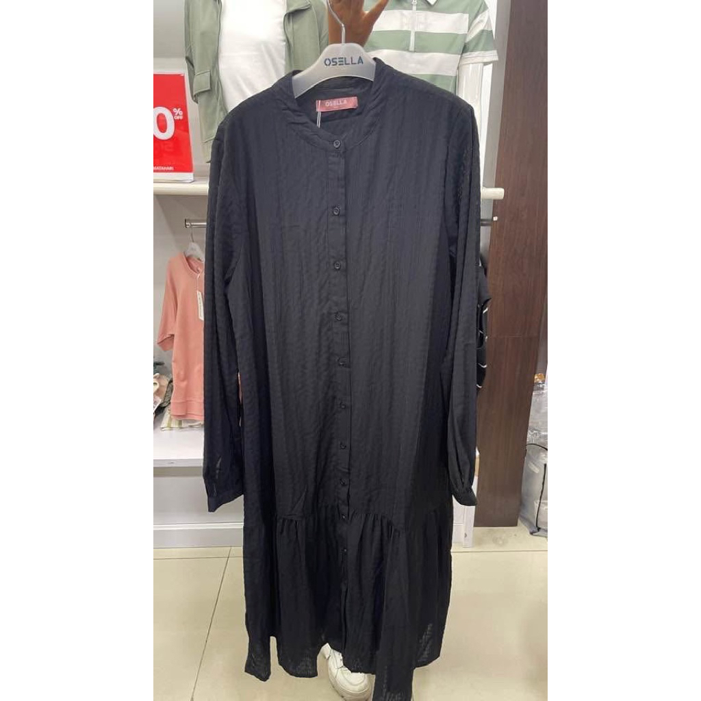 [NEW] Osella Gracia Midi Dress 21575009 | Dress Lengan Panjang Wanita Lebaran