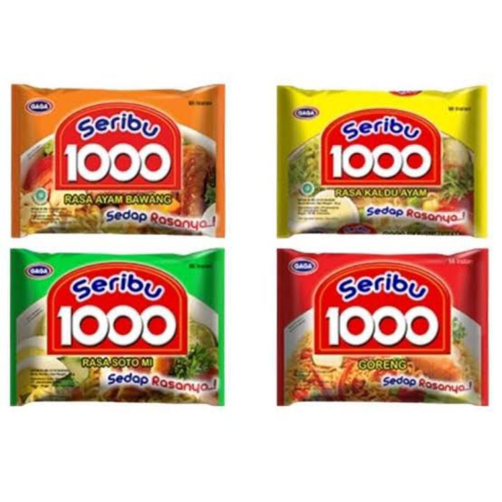 1 DUS Mie GAGA 1000 Mie GAGA SERIBU 1 DUS isi 40 pcs