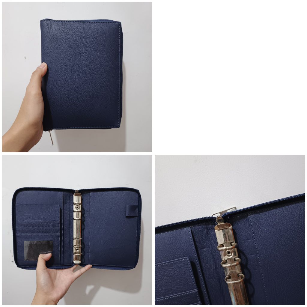 

Binderku MHA Binder Resleting A6 6ring Polos Kulit Sintetis Premium