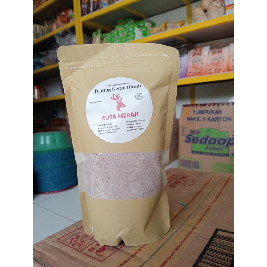 

TEPUNG KETAN HITAM RUSA MERAH 400gr