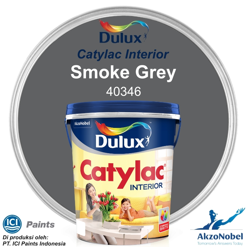 CAT DULUX CATYLAC INTERIOR 5 KG - SMOKE GREY 40346