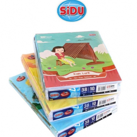 

SIDU Buku Tulis 38 Lembar 1 Pack isi 10 / Buku Tulis Sidu