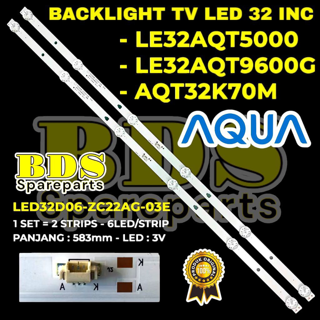 BACKLIGHT TV AQUA LE32AQT5000-LE32AQT9600G-AQT32K70M