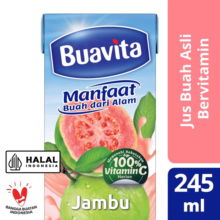

Buavita Guava 245ml Buavita Jambu Minuman Sari Buah