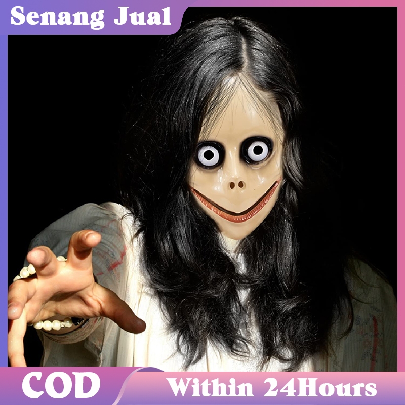 Topeng Halloween / Masker Seram / Bahan Karet / Untuk Horror Theme Party