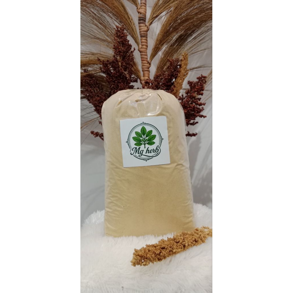 

KUNYIT PUTIH BUBUK MURNI kemasan 1kg