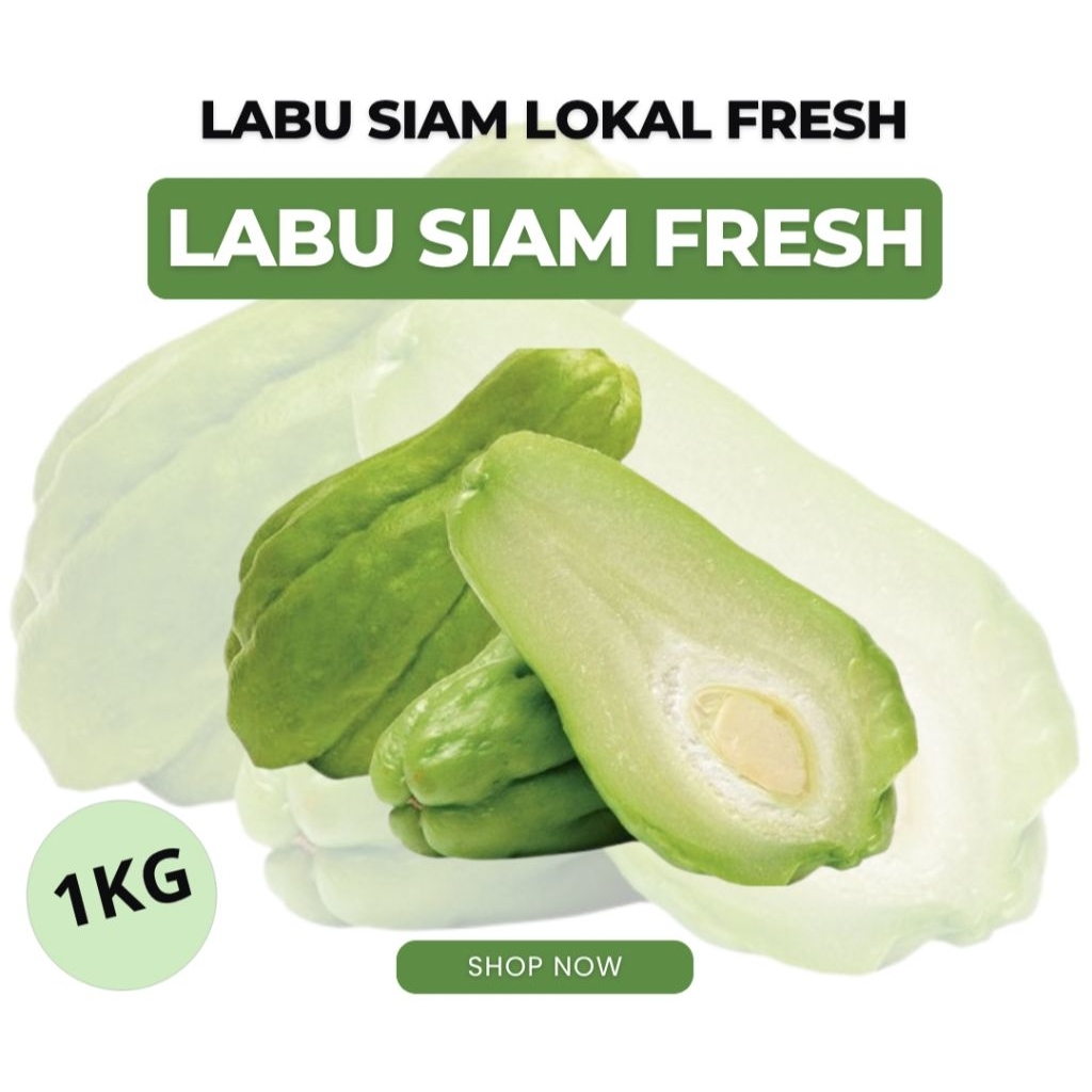 

Labu siam sayur 1kg / waluh cina / jipang fresh DARI KEBUN SENDIRI