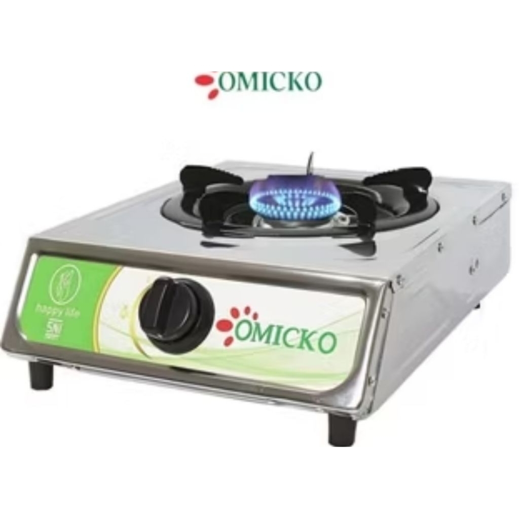 KOMPOR GAS 1TUNGKU OMICO API BESAR DAN BIRU
