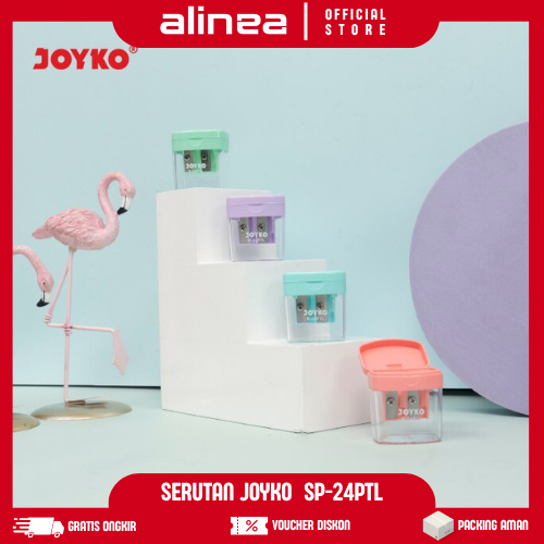 

(1/3pcs) Joyko B-24PTL Sharpener Pastel Colors Super Sharp