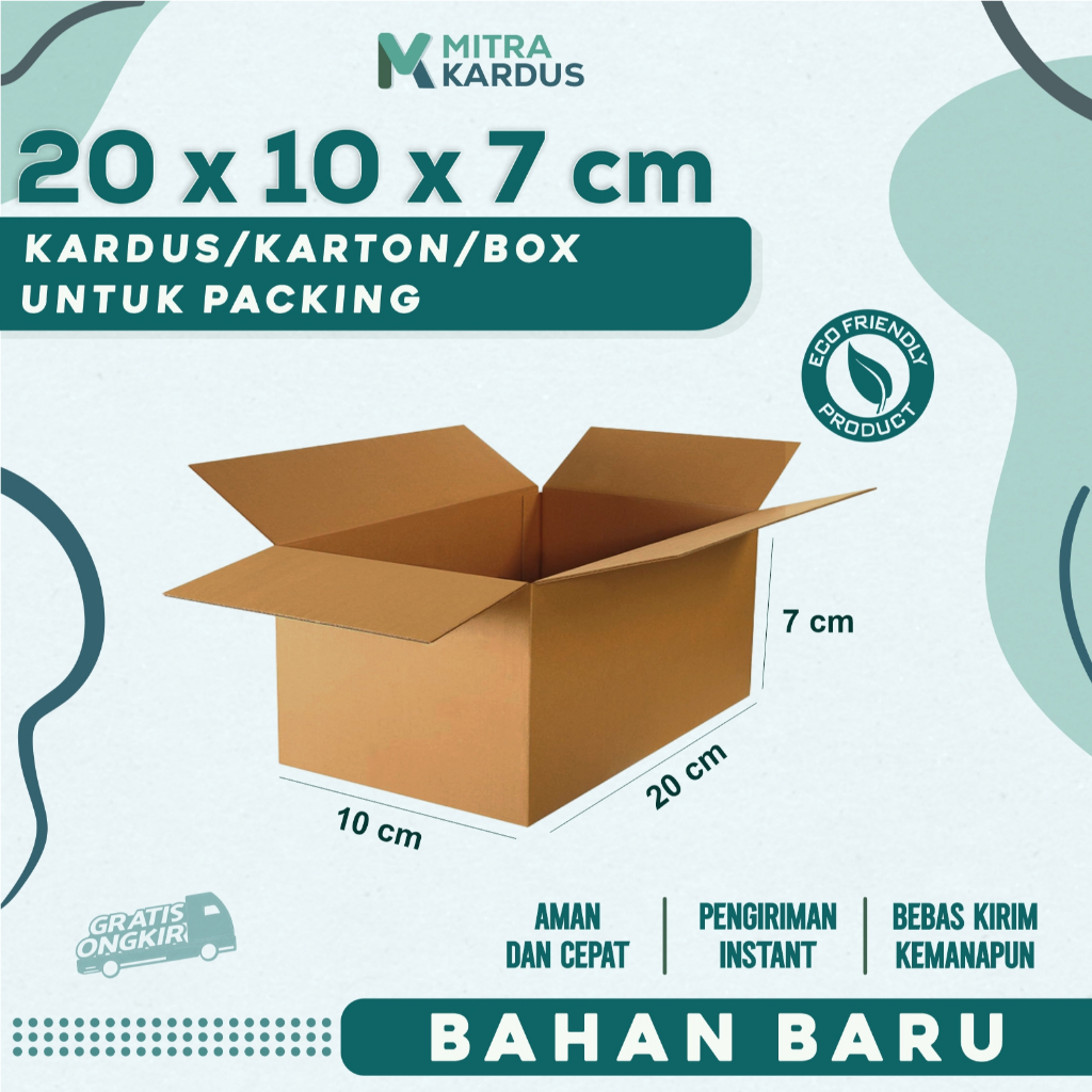 

kardus packing 20x10x7 cm box karton corrugated single wall premium / Box Packing packing online