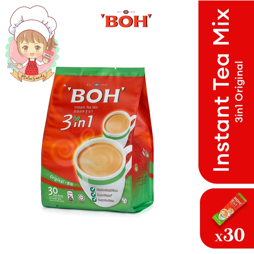 

Boh 3 in 1 tea mix original ( 20 g x 30 sachet)