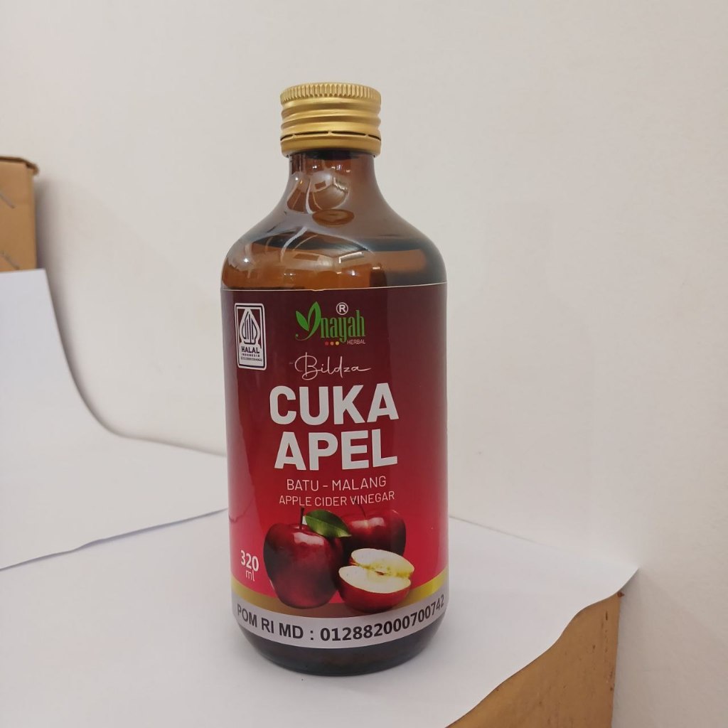 

CUKA APEL Original Inayah 100% Asli BPOM Apple Cider Vinegar Membantu Menjaga Kesehatan Isi 320 ml
