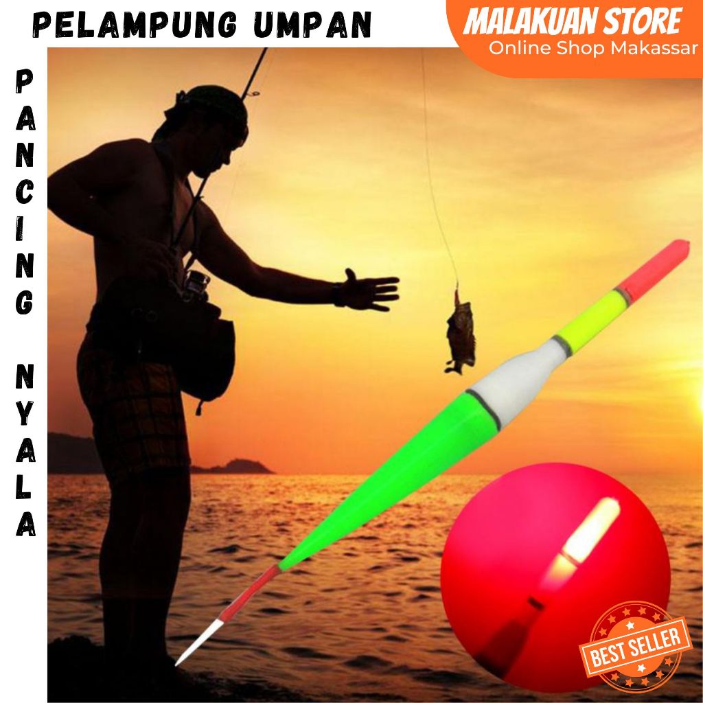 Pelampung Umpan Pancing LED Luminous Fishing Bait / Pelampung Nyala Kumbul Umpan Pancing