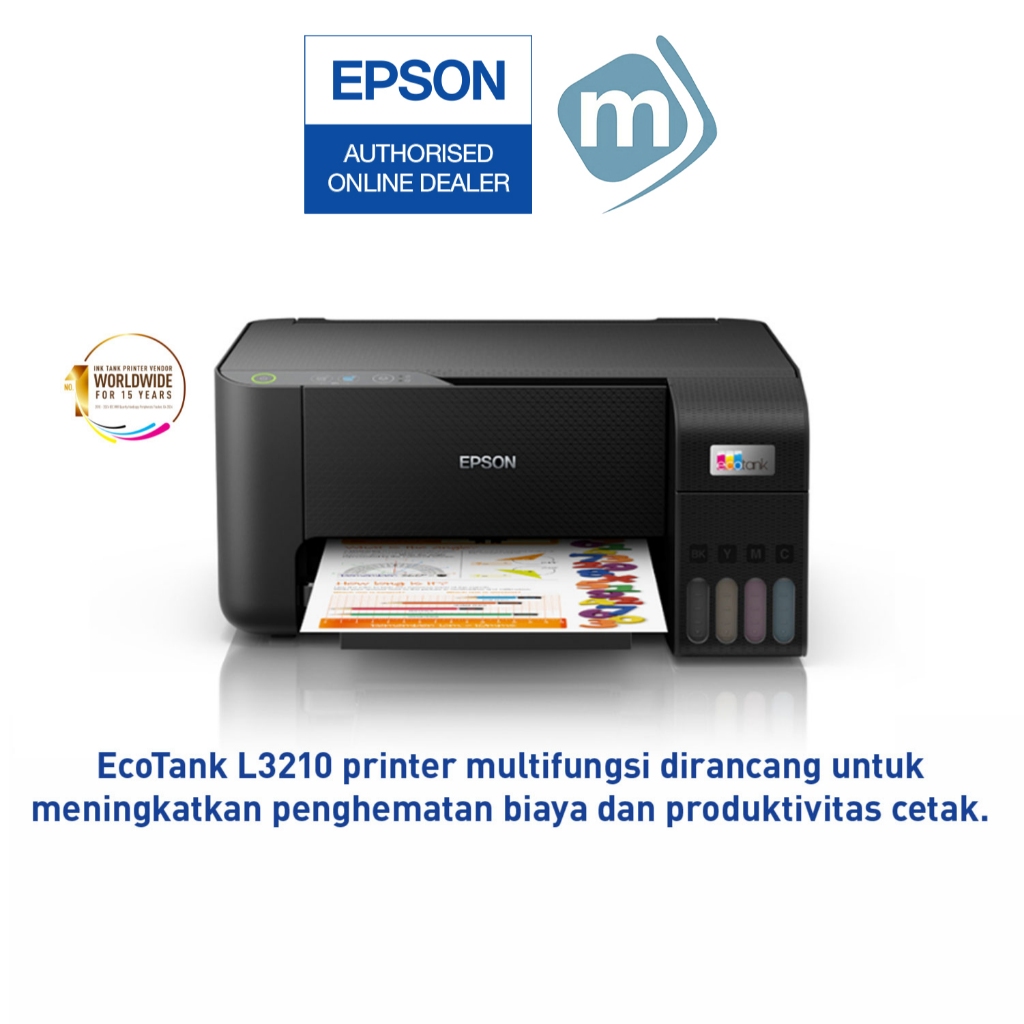 Printer Epson L3210 / L3211 (All in One Print Scan Copy) Ink Tank