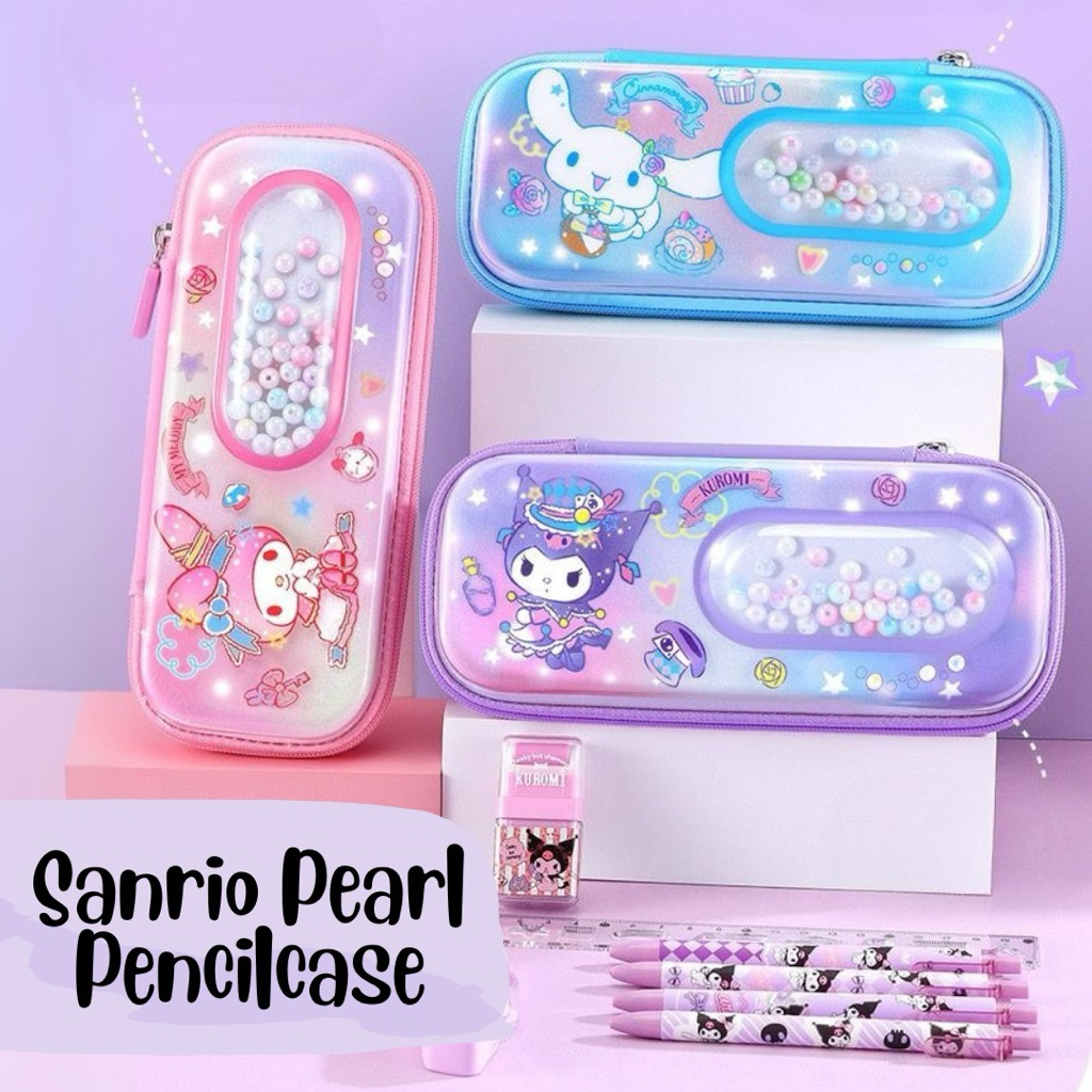 

Sanrio Pearl Pencilcase/ Kotak Pensil Anak Perempuan/ Kotak Pensil Sanrio/ Pencilcase Anak Perempuan