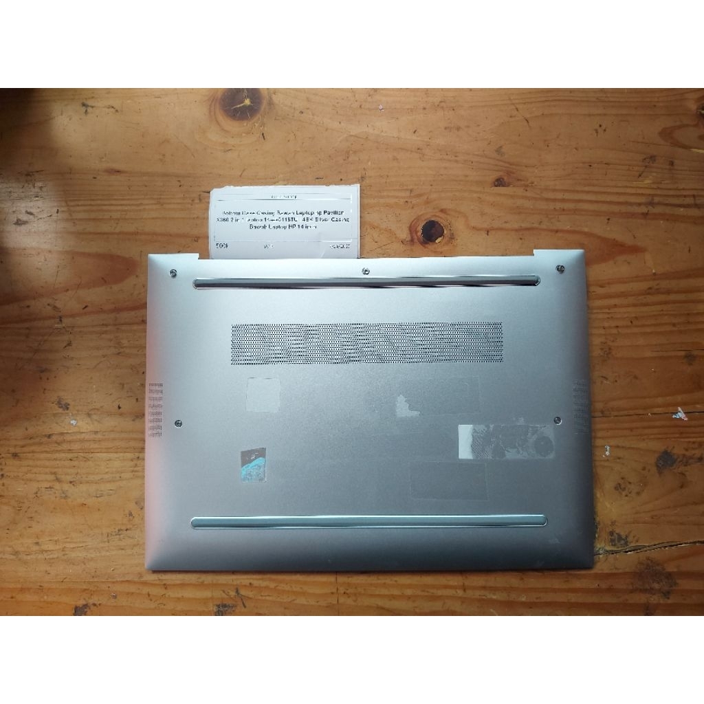 bottom case casing bawah laptop HP Pavilion X360 2IN 1 Laptop 14-ek0118TU 14EK Silver casing bawah l