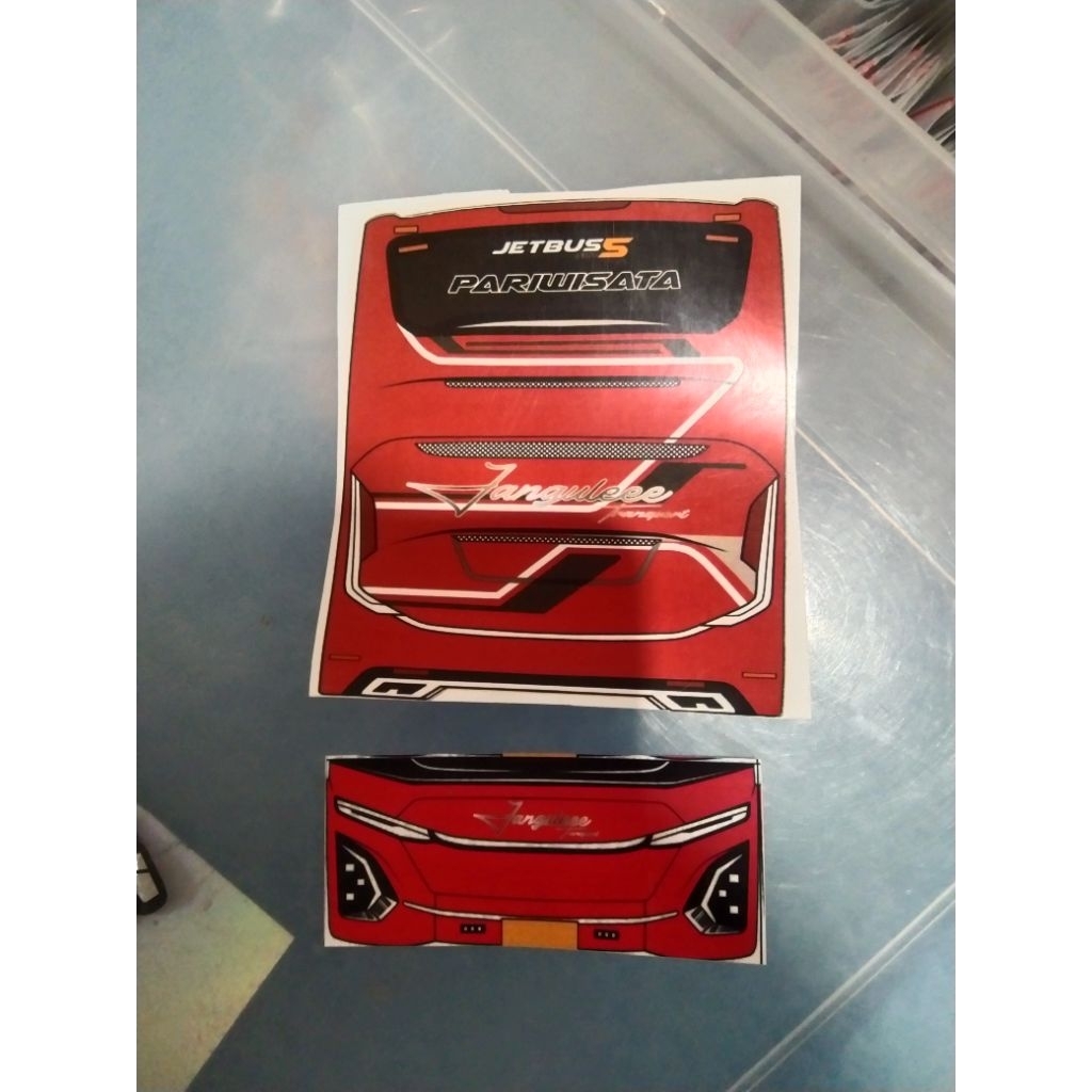 

Stiker jangulee ori 2pcs
