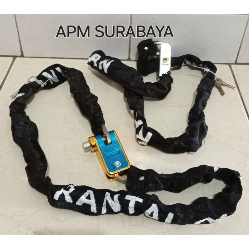 GEMBOK RANTAI / CHAIN LOCK / GEMBOK RANTAI SEPEDA / GEMBOK RANTAI MOTOR