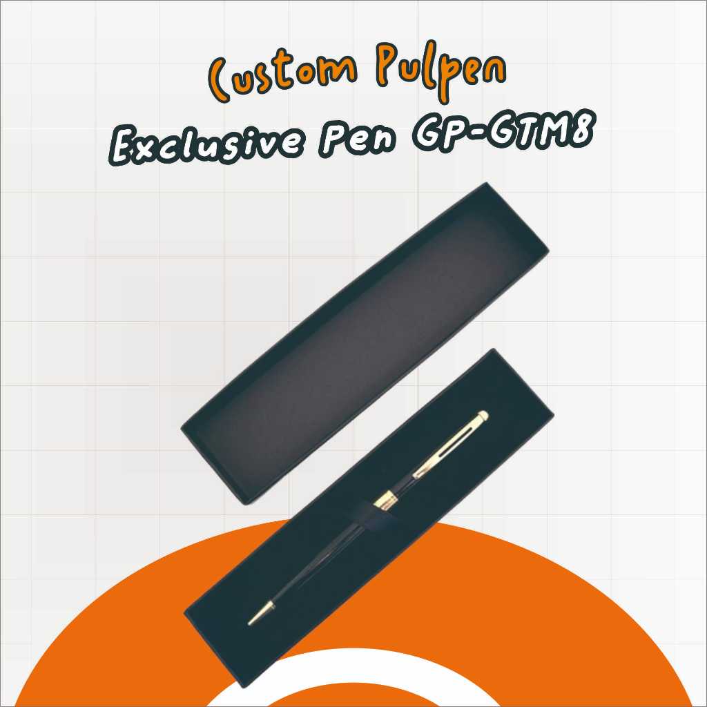 

Pulpen Mewah Promosi Eksklusif Free Grafir Nama Dan Logo + Box | - Exclusive Pen GP-GTM8