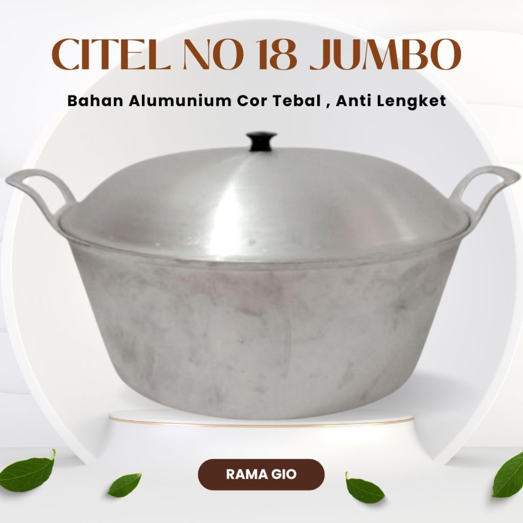 CITEL NO 18 JUMBO PANCI KATEL NO 18 JUMBO REBUS GORENG SERBAGUNA CITEL JUMBO NO 18 KUAT AWET TAHAN L