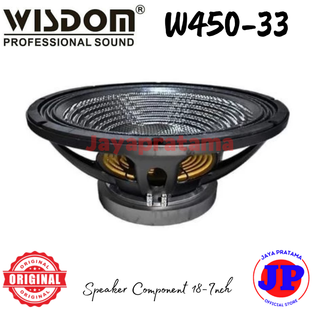 Wisdom W450-33 Speaker Component Original Daun Carbon W45033