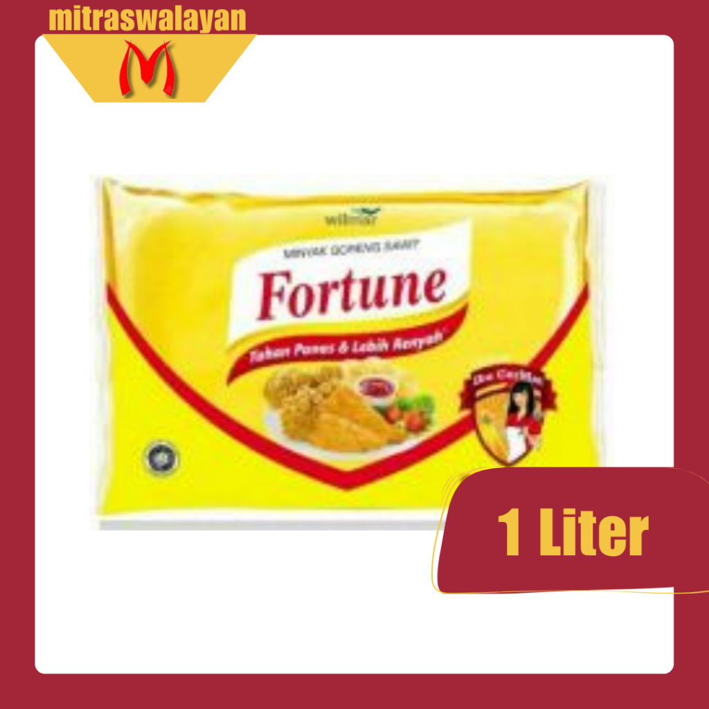 

Minyak Goreng Fortun Kemasan Bantal 1 Liter