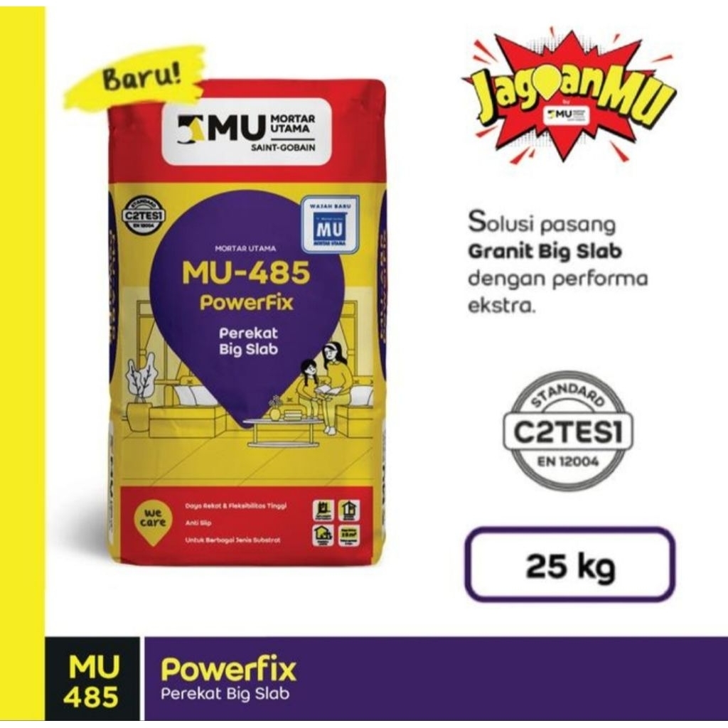 MU-485 PowerFix Perekat Big Slab 25Kg