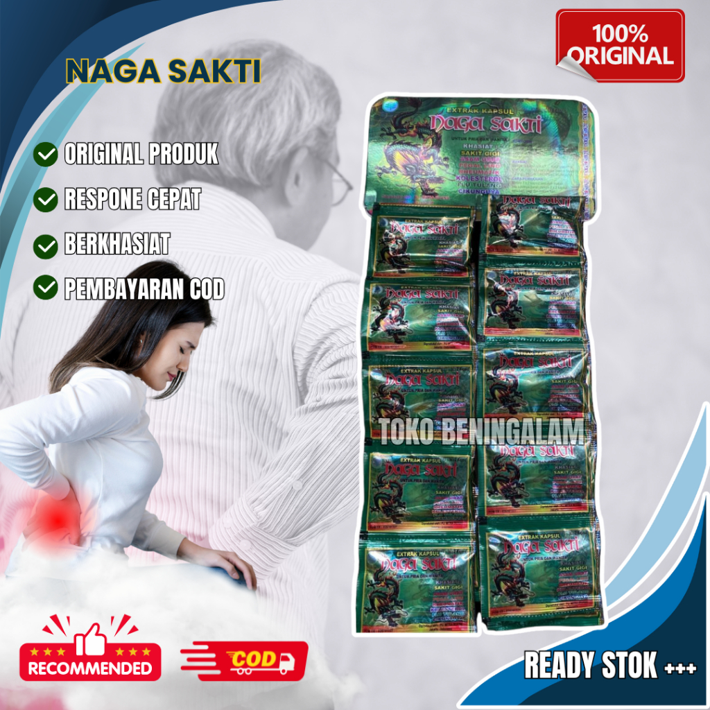 

Herbal Asam Urat Nyeri Sendi Naga Sakti Kapsul Original 20 Sachet