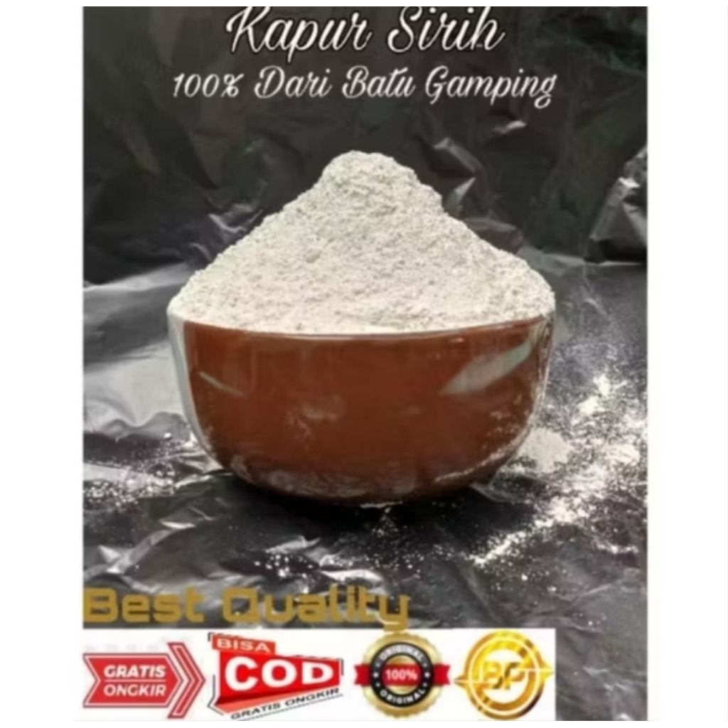 

Kapur Sirih CaOH2 calcium dioxid Food Grade aman untuk makanan dan industri