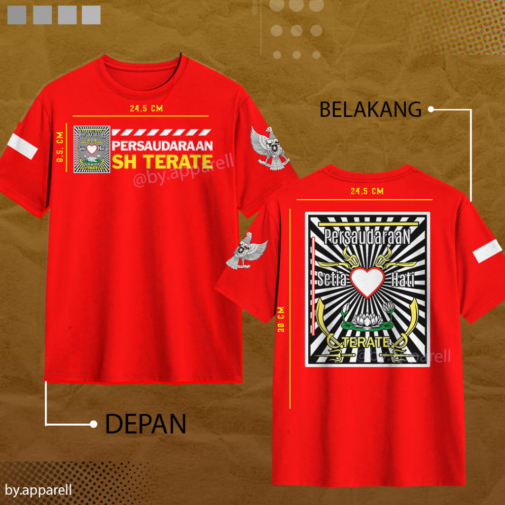 Kaos SH Terate Anak dan Dewasa