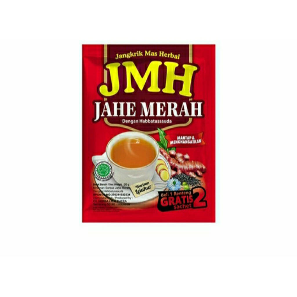 

PROMO Jahe merah JMH 1 rtng isi 10+2