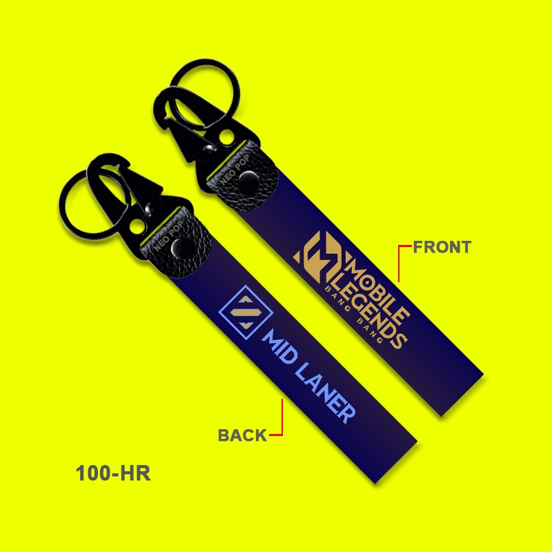 GANTUNGAN KUNCI LOGO MID LANER ROLE GAME MOBILE LEGENDS BANG-BANG KEYCHAIN GAMERS MLBB KEREN AKSESOR