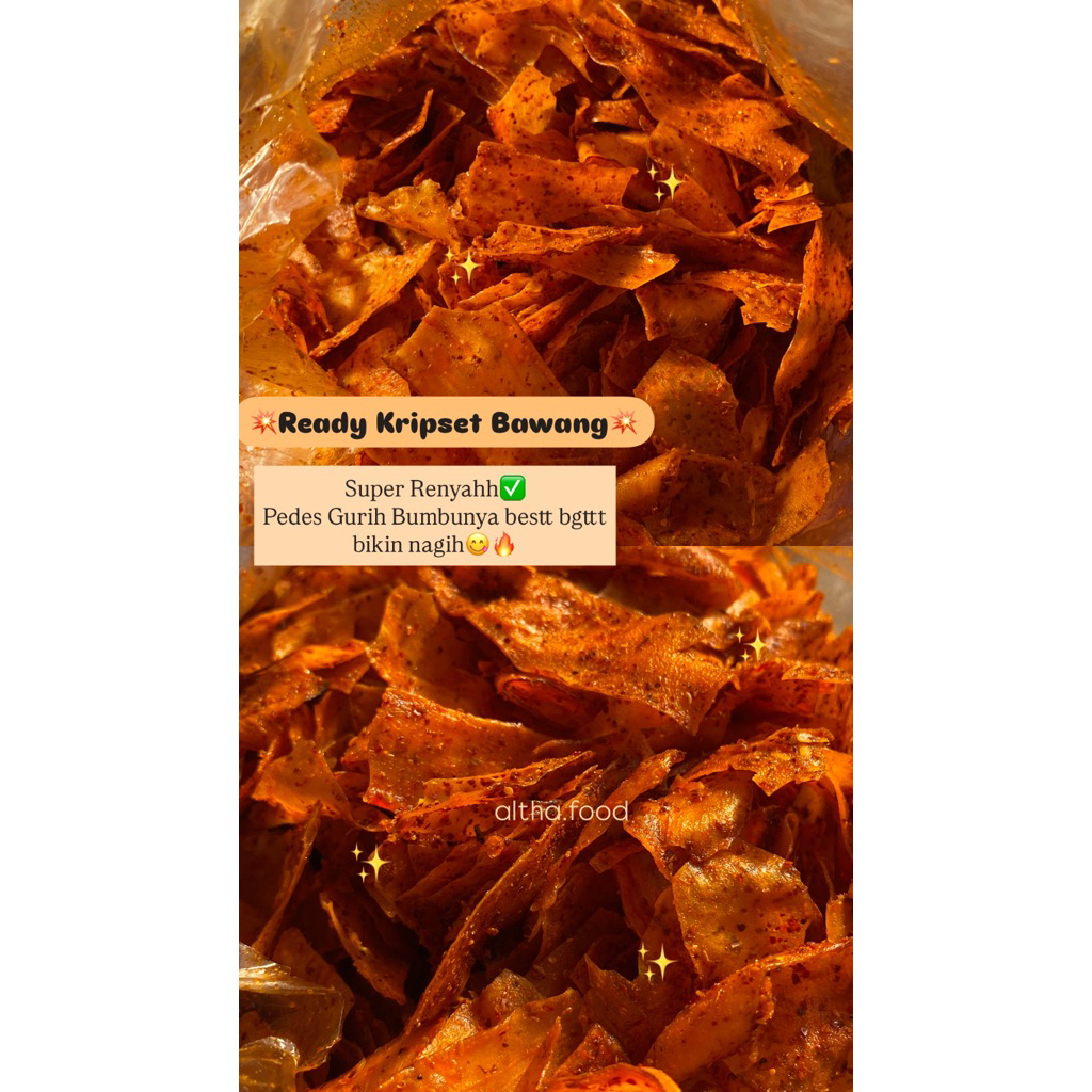 

KRIPSET (KRIPIK SINGKONG PEDAS GURIH ISI 1/2kg)