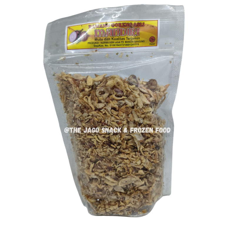 

Bawang Goreng Mandiri Premium Super Renyah Wangi Rasa Bawang Merah Asli