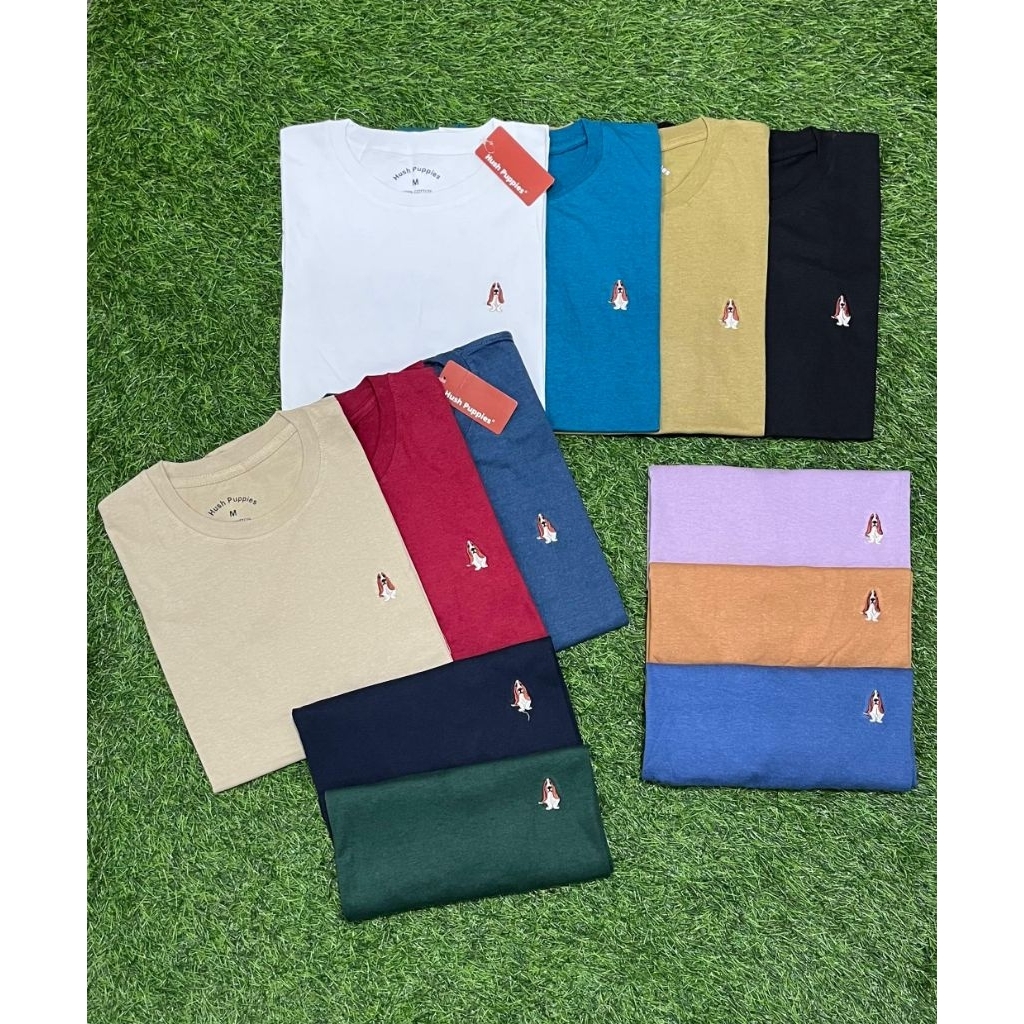 KAOS HUSHPUPPIES BORDIR PRIA/WANITA KAOS BRANDED