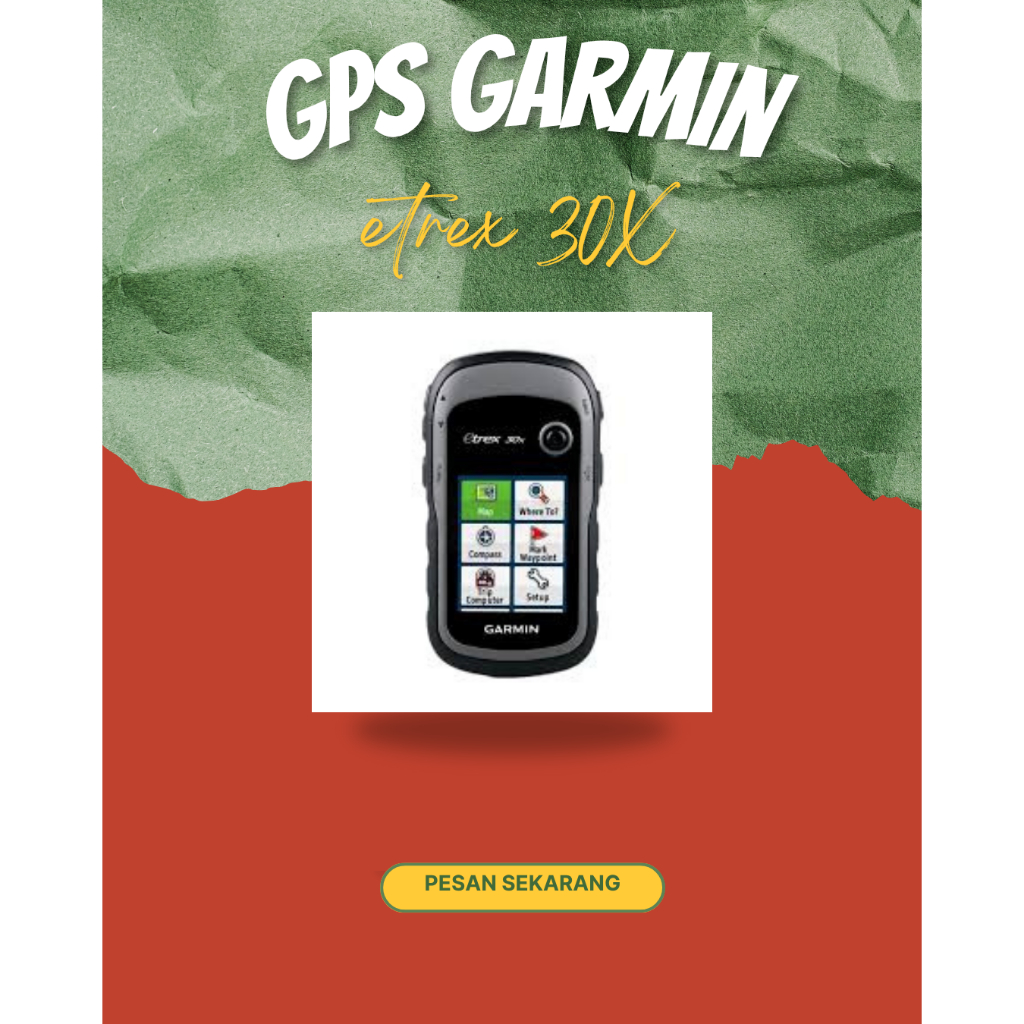 Gps Garmin Etrex 30x / Garmin GPS Etrex 30 Original TAM 2 Tahun