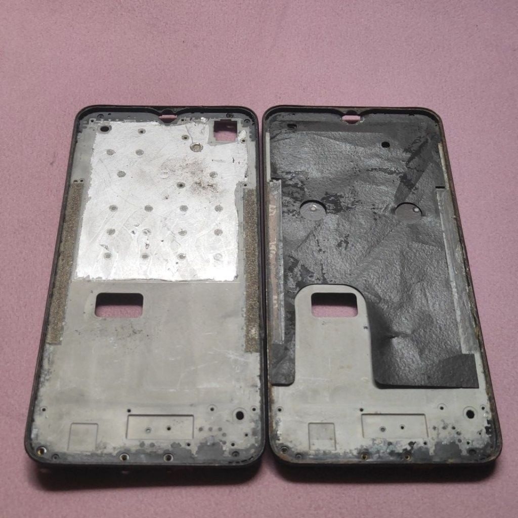 FREAM TATAKAN LCD OPPO A7 2017 ORI COPOTAN