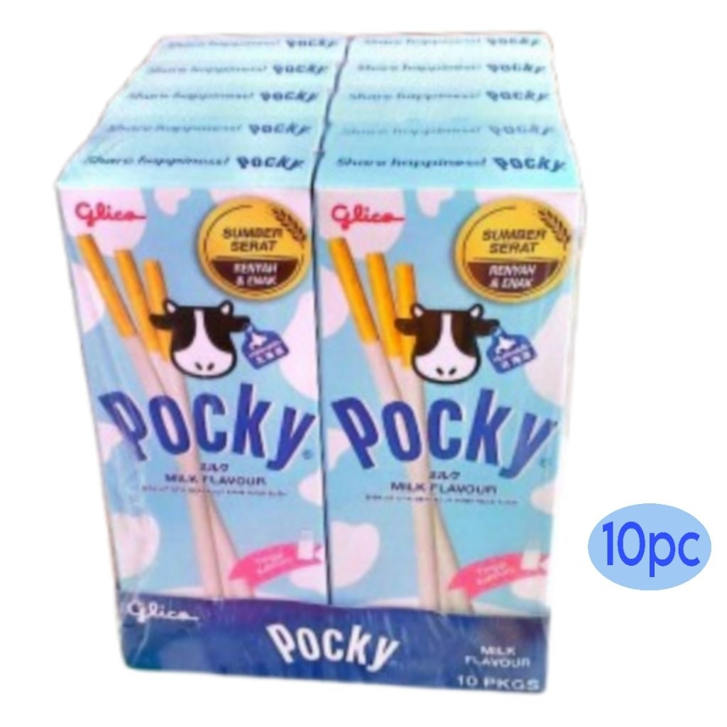 

Pocky Milk Flavour Mini Pack 21gr x 10pcs Per Box