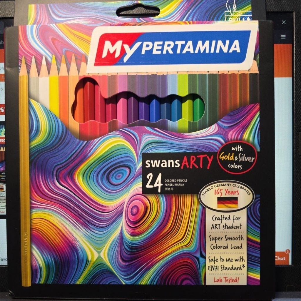 

STABILO SWAN ARTY 24 PENSIL WARNA ORIGINAL