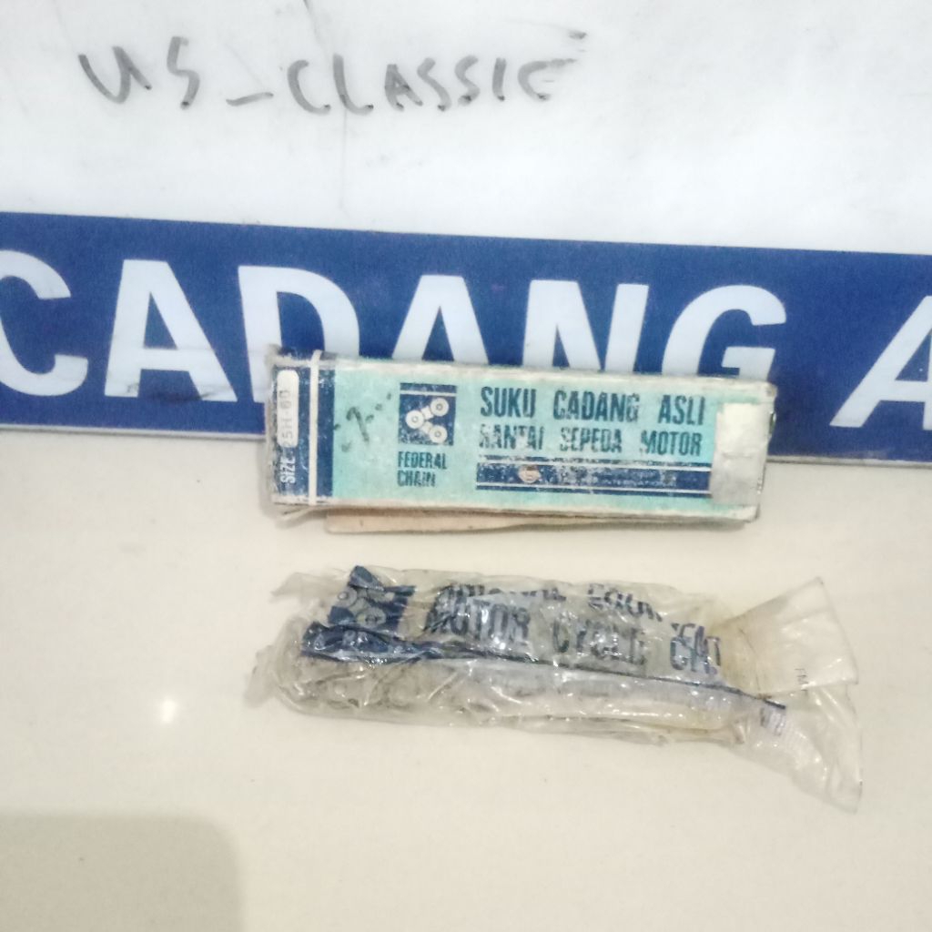 Rantai Keteng Kamprat Kamrat Dinamo Stater Starter Honda C70 C700 Supercup 25H 60 Original FSCM Hond