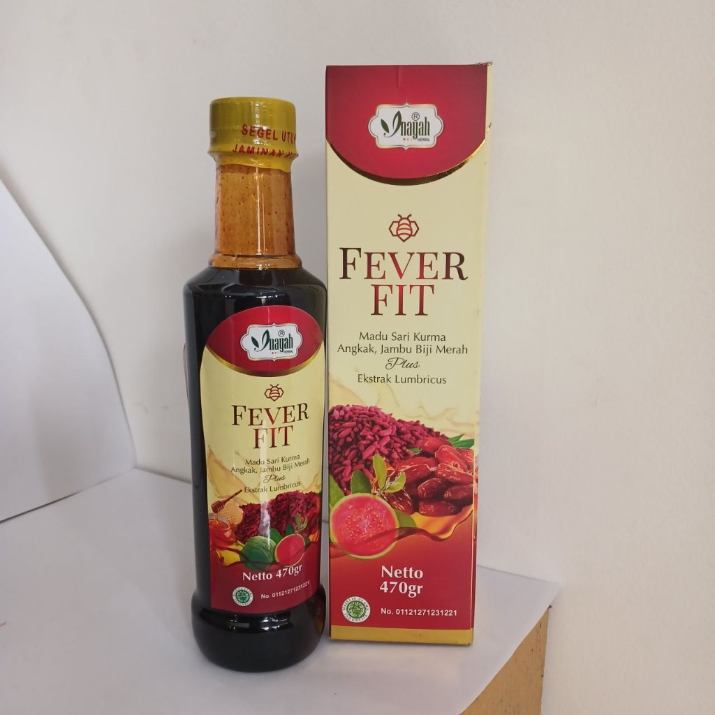 

Fever Fit Inayah Madu Sari Kurma 100% ASLI Membantu Meningkatkat Trombosit Isi 470 gram