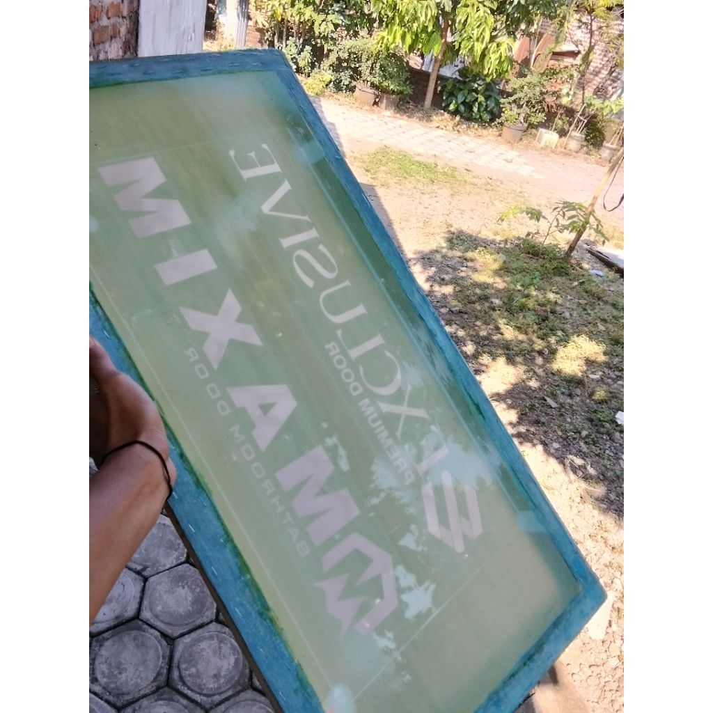 

screen afdruk t165 ukuran 30*70