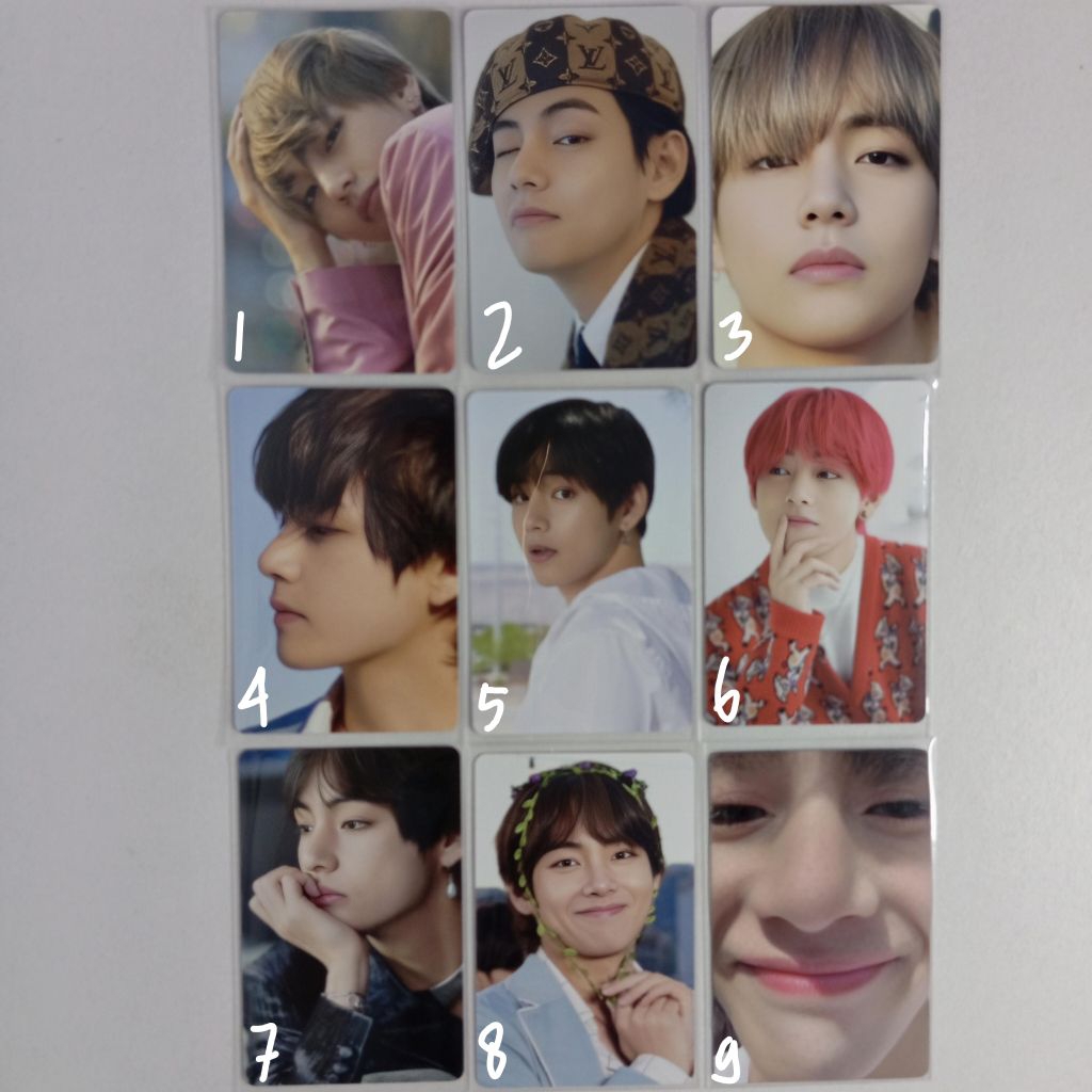 PHOTOCARD TAEHYUNG BTS DICON OFFICIAL