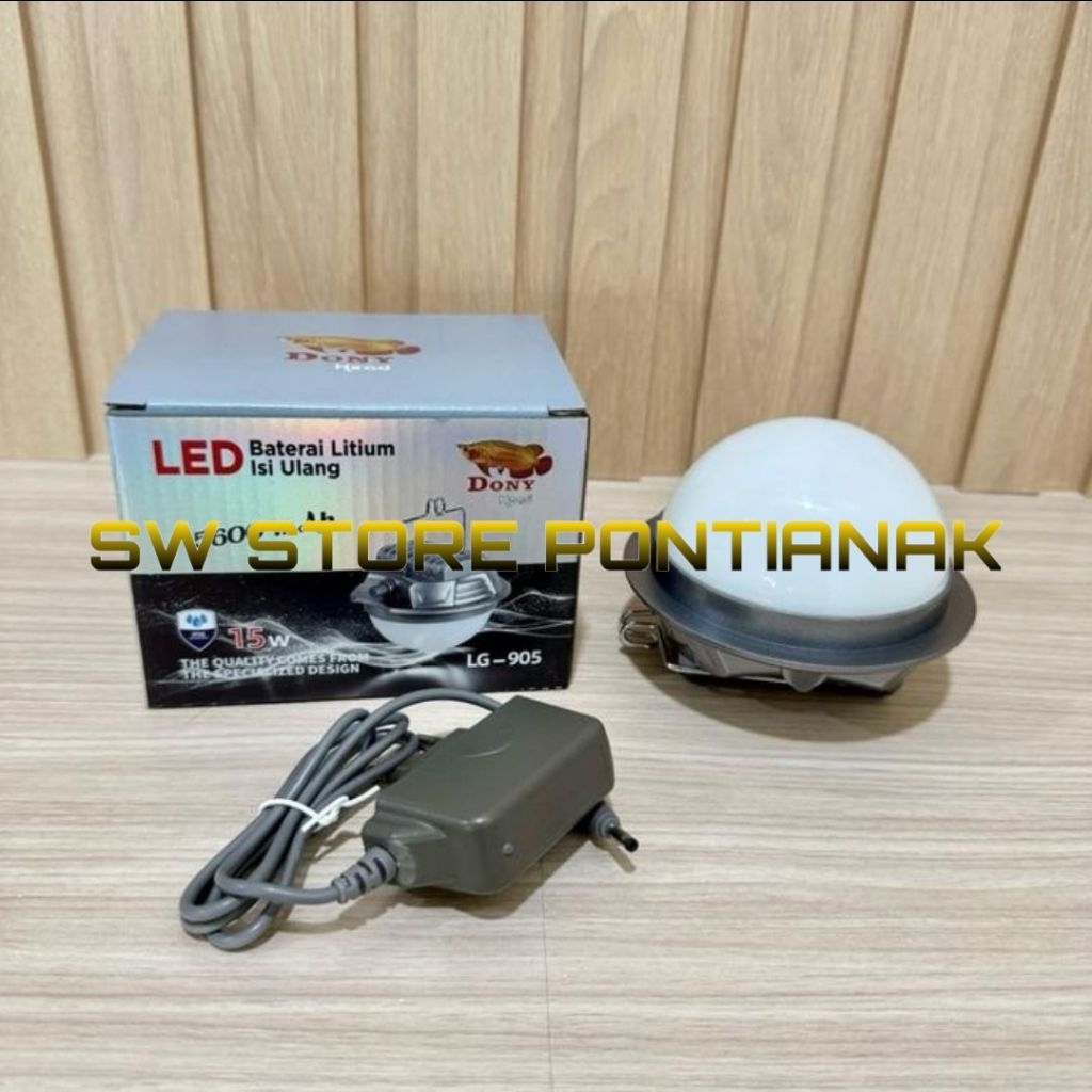 DONY LG-905 15 WATT / EMERGENCY DONY LED LG 905 / LAMPU GANTUNG DONY LG 905 / LAMPU GANTUNG DONY WAR