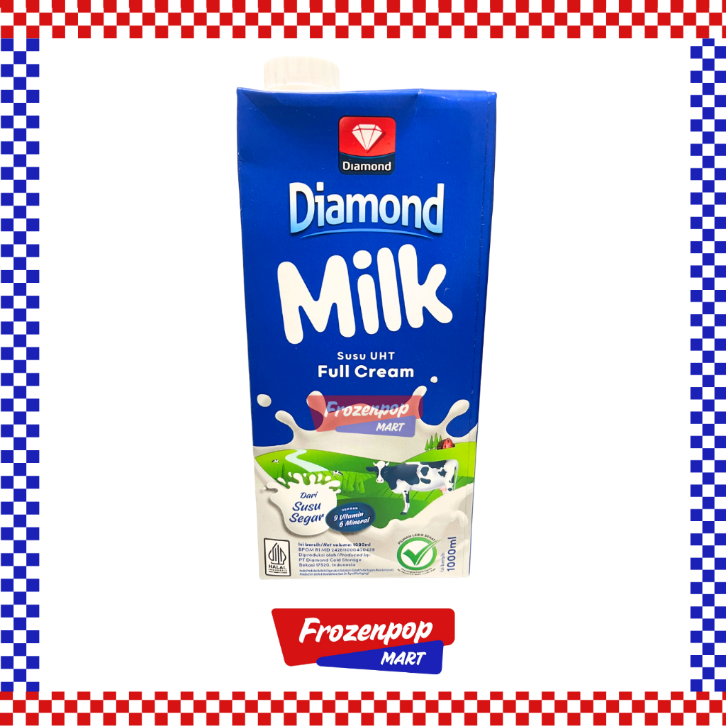 

Susu UHT Diamond 1 Liter Full Cream / Susu Diamond Full Cream 1 Lt [INSTANT MALANG]