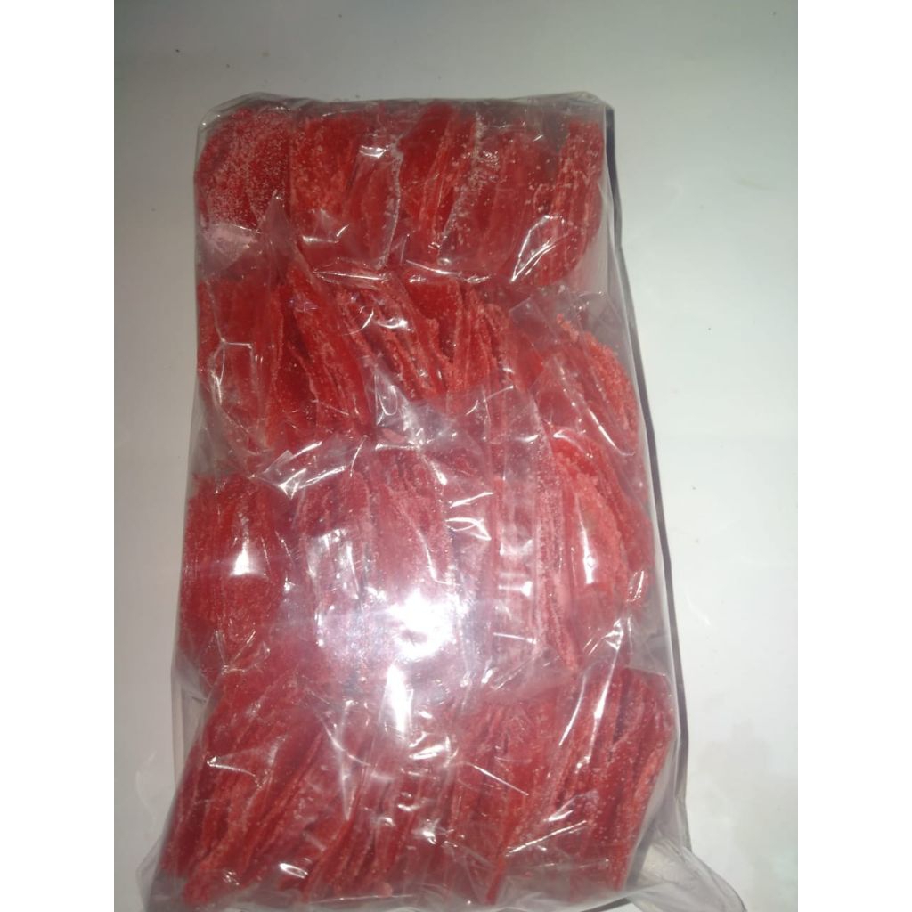 

keripik kaca stroberi isi 20 per pak ( isi 10 pak per bal)