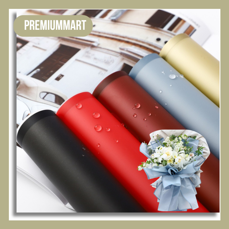 

20 LEMBAR Flower Wrapping Paper Dua Warna Bi Color Cellophane Kertas Buket Dua Warna Florist KB076